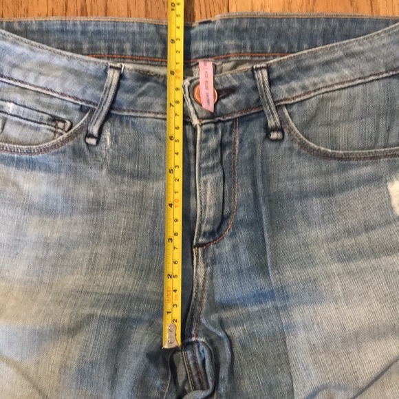 🇺🇸 EARNEST SEWN sz 26 Esra Mid-Rise Skinny Jeans Premium Salvage Light Denim - Picture 11 of 16